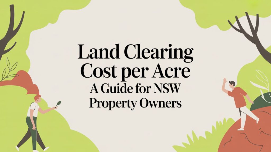 Land Clearing Cost Per Acre: A Guide for NSW Property Owners